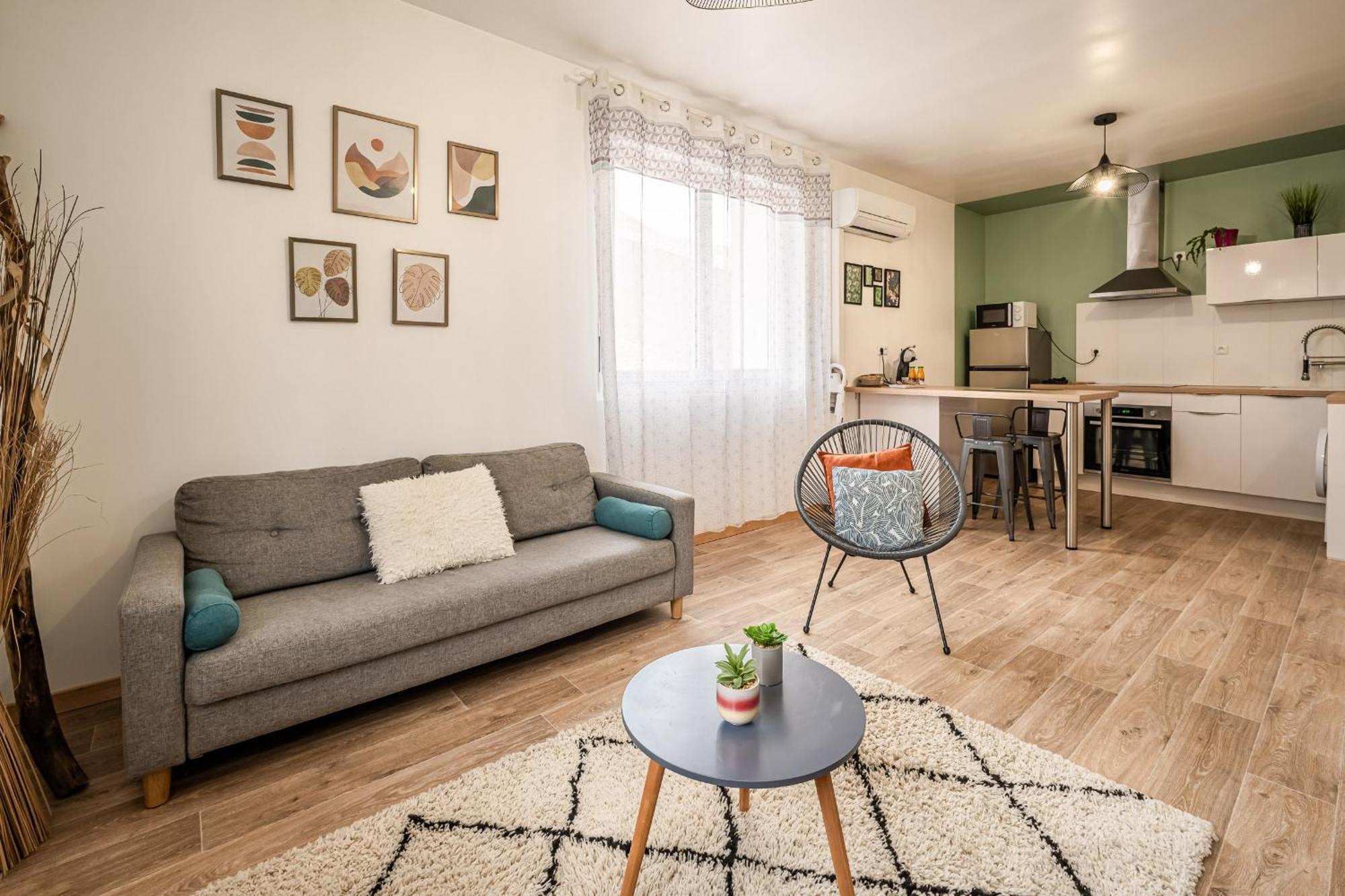 Cosy Green Clim Wifi Centre Ville 2 Pers Lezignan-Corbieres Bagian luar foto